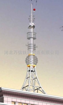铁塔厂家设计 生产不锈钢工艺塔 装饰通讯塔 工艺装饰塔
