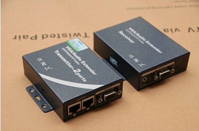 防雷高清VGA双绞线传输 VGA转网线传输 VGA延长器300米