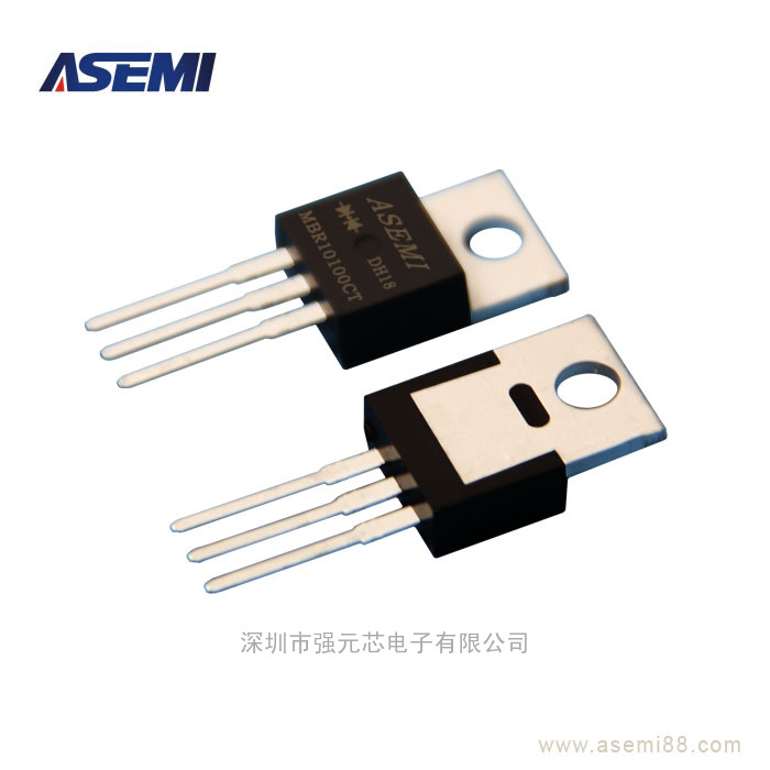 肖特基二极管10A100V，MBR10100CT,ASEMI品牌