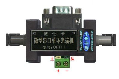 波仕卡OPT11微型串口单环光端机