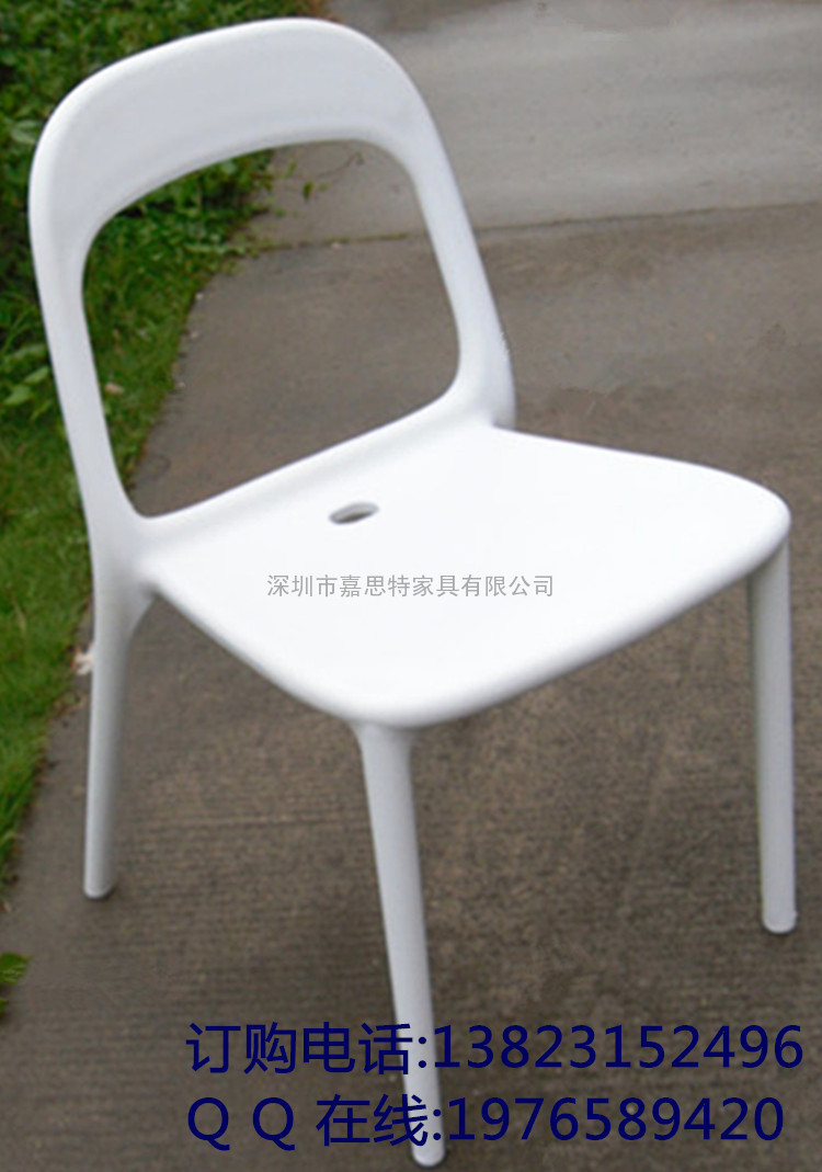 便宜实惠经典款PP塑料椅 一体塑胶椅 塑料餐厅椅子 大量批发
