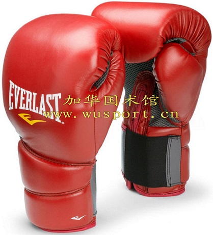 everlast 拳击手套 红色 16盎司 重量级拳套 拳击手套