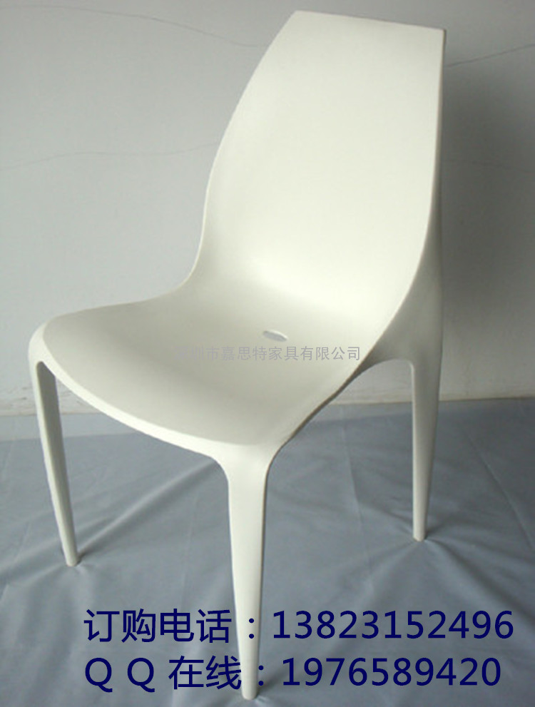 广东厂家批发新款PP塑料椅 一体塑胶椅 休闲椅子