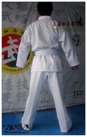 KONGFU[原始人]空手道道服130cm 新款道服长袖 优质条纹 道服