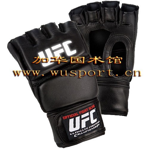 真皮UFC、MMA终极格斗训练分指手套（UFC官方专用分指拳套）