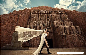 古埃及主题婚礼 我们的甜蜜之旅