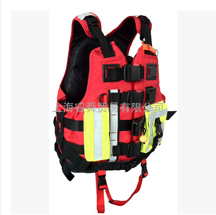 shakoo专业救援性救生衣救援队危险水上运动专用 马甲冲锋救生衣
