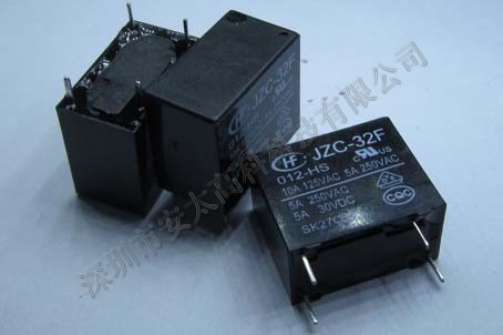 宏发（HF）继电器JZC-32F/005-HS3,原装新货。
