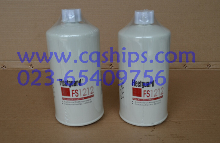 康明斯滤清器 FS1212弗列加油水分离滤芯3315843