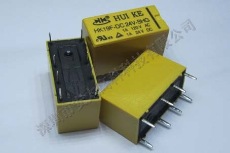 汇科继电器HK19F-DC24V-SHG原装新货。