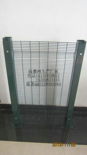 防攀爬护栏网 358防爬网 热镀锌喷塑密纹护栏网