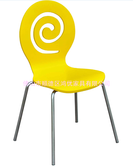 优质夹板餐椅供应商 油漆板餐椅 防火板餐椅 连锁餐厅曲木餐椅