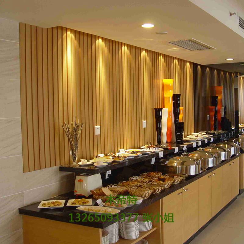 生态木吸音板137长城板防潮吸音板 新型装饰材料环保吸音板生态木