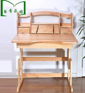 环保实木儿童书桌