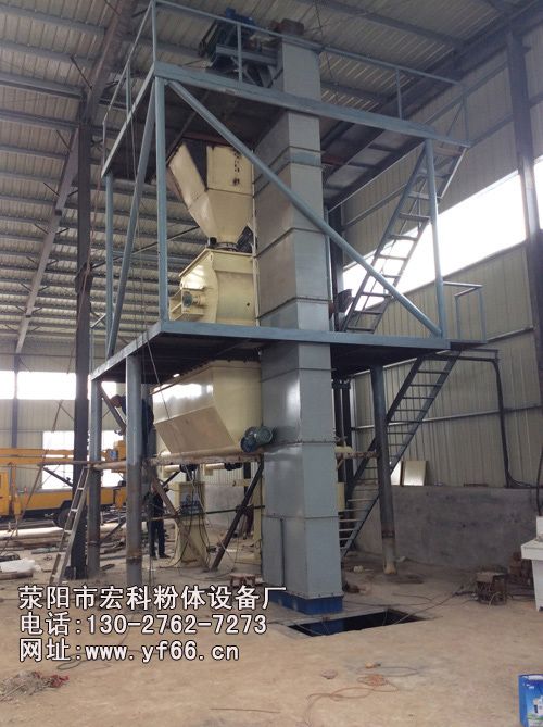 干粉砂浆生产线郑州生产厂家可根据要求为客户设计各种配置型号及方案干粉砂浆生产线设备