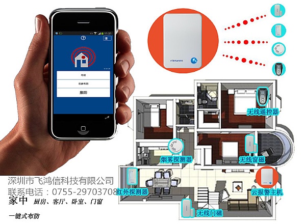 智能家居系统不可少的报警系统U1云报警器