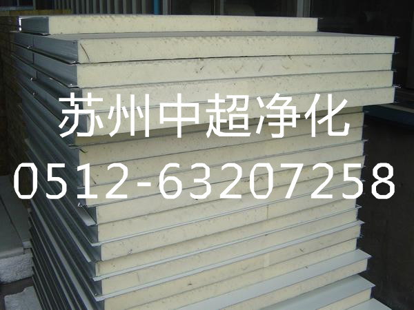 聚氨酯夹芯板 钢板厚度0.426 50厚度 聚氨酯彩钢板