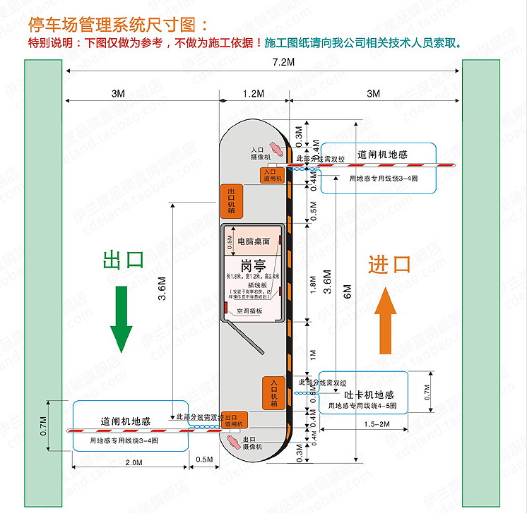 广州停车场管理系统尺寸