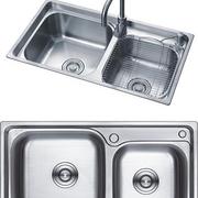 亮天下LTX-C101不锈钢水槽套餐双槽洗菜盆厨盆