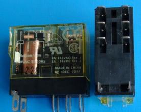 IDEC和泉继电器RJ2S-CL-D24以及底座SJ2S-05B