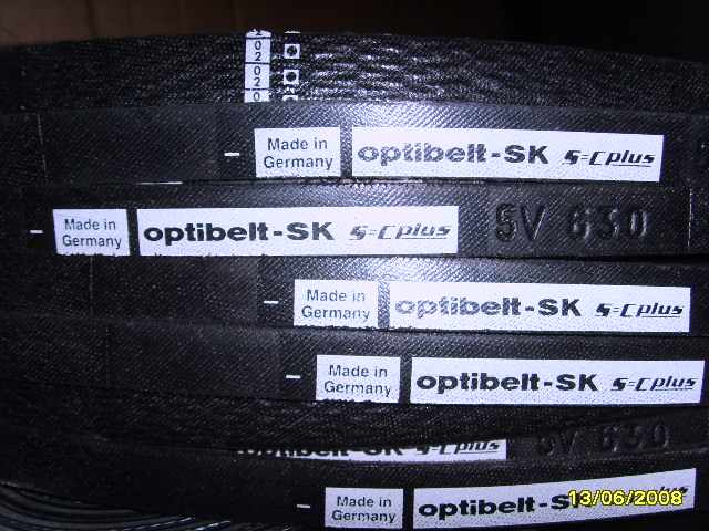 Optibelt OMEGA 同步带属性