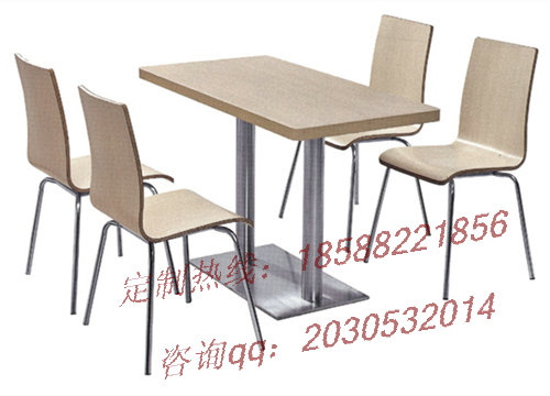 快餐厅桌椅|快餐厅家具供应商|防火板快餐桌椅价格,图片