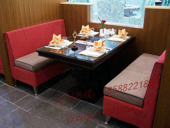 西餐厅家具|民治西餐厅桌椅供应商|西餐厅卡座沙发尺寸,图片