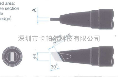 焊锡机烙铁头，P15DCN-R优尼焊锡机烙铁头