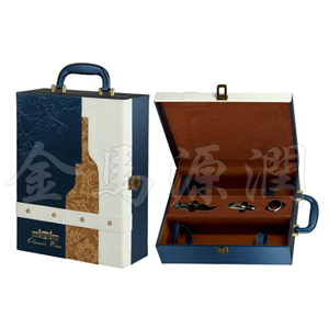 兰凤双支皮酒盒，北京酒盒，酒盒现货，红酒包装，酒具酒架，