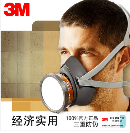 3M3200喷漆防护面具