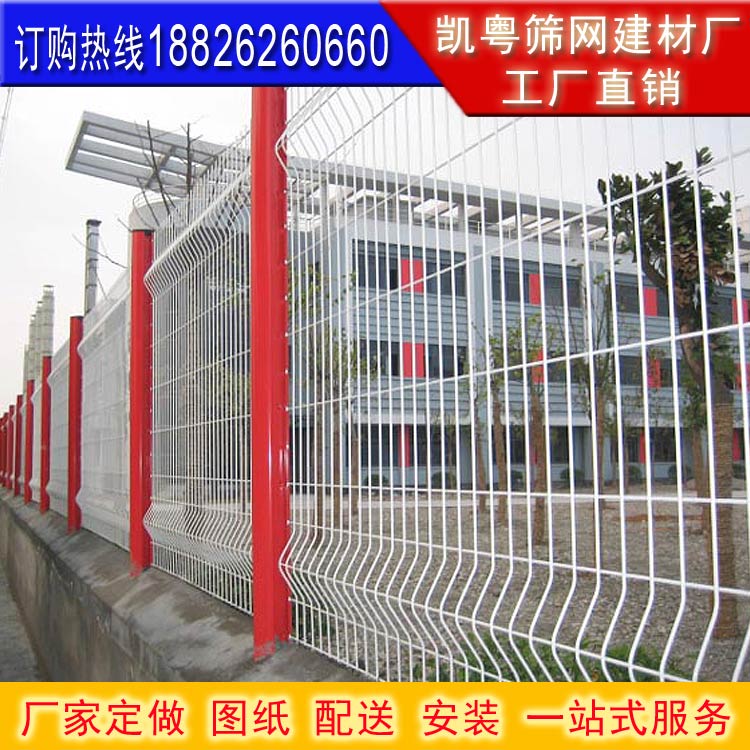 珠海小区围墙护栏网 潮州三角折弯铁丝围栏 湛江公路铁丝网