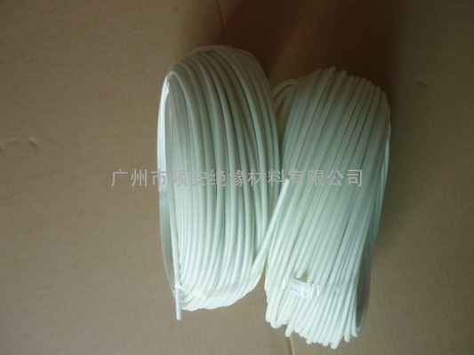 供应白色硅树脂纤维管，白色玻纤管，白色纤维管