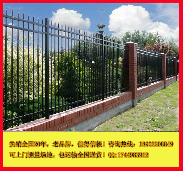 特价供应海南学校铁艺护栏 海口工厂镀锌防护栏 三亚锌钢栅栏
