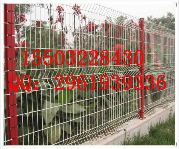 扬州红白色花园防护网  江苏小区隔离网围栏