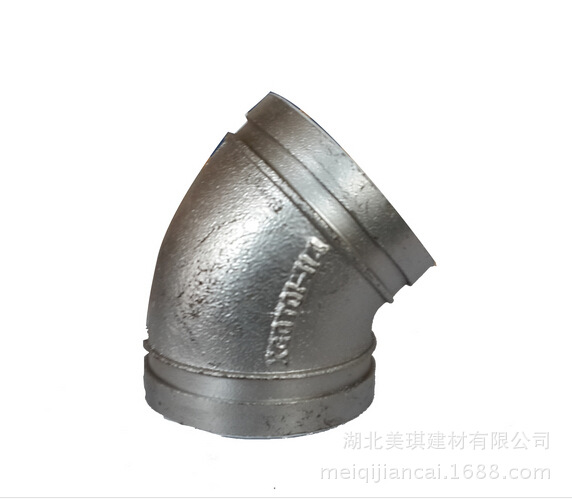 衬塑管件 衬塑弯头 衬塑45度弯头