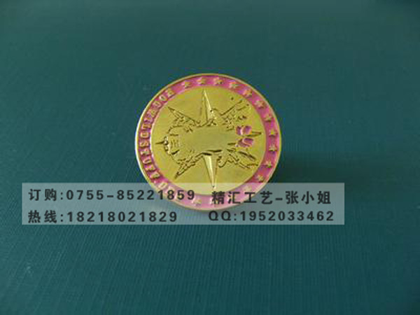北京金属徽章生产厂家，北京金属徽章定做，北京学校胸牌定做