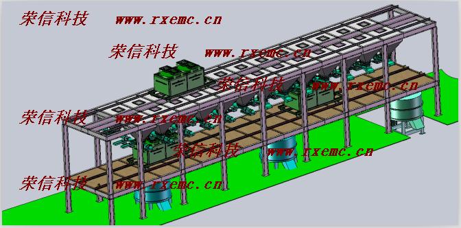 摩擦材料自动配料系统