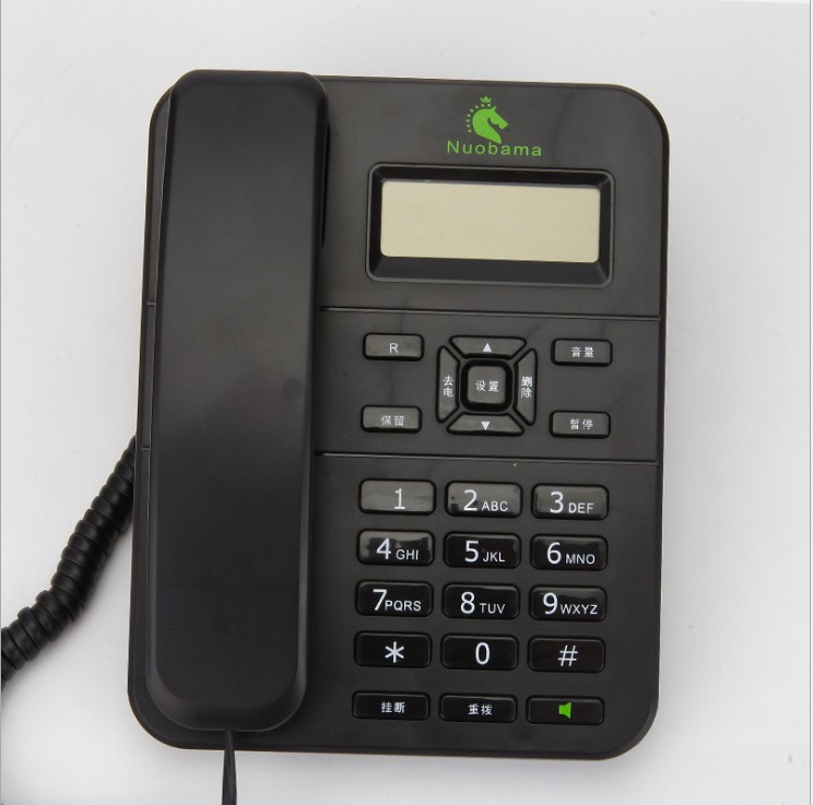 供应诺巴玛来电显示电话机 办公电话机 家用座机 电信固定电话