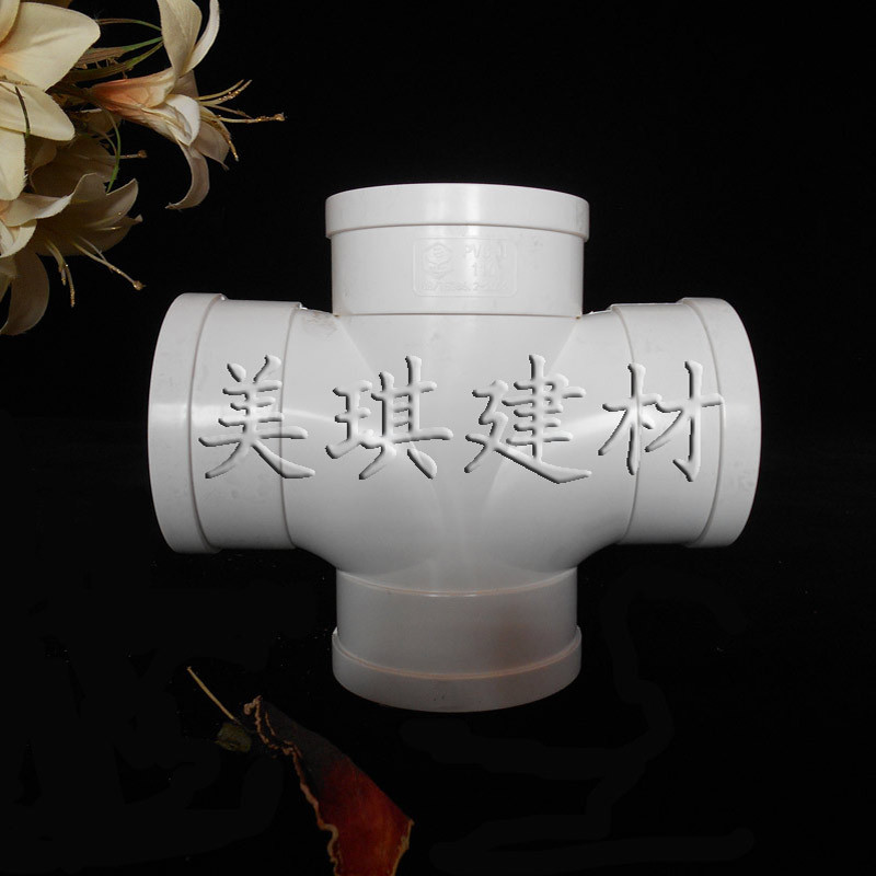 等径平面顺水四通 PVC排水