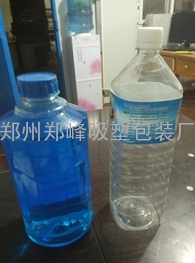 供应河南郑州吸塑塑料玻璃水瓶色拉油壶