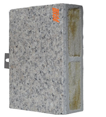 荔枝面白锈石超薄石材保温装饰板
