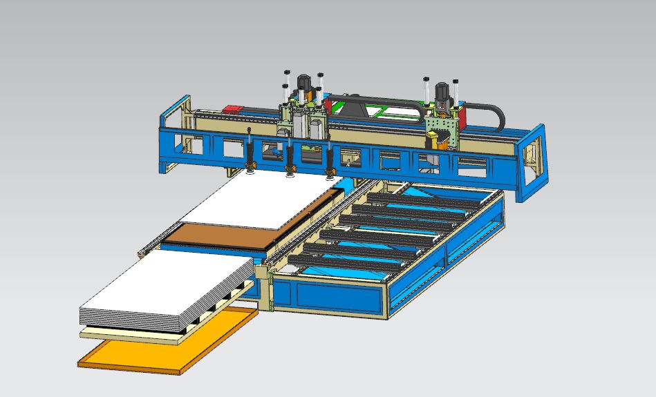 板式家具生产线木工数控开料机