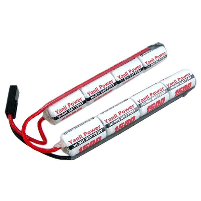 NiMH 2/3A1500mAh 9.6V玩具镍氢电池双胞胎型