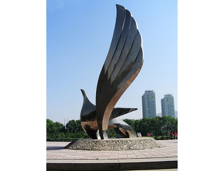 不锈钢城市雕塑/抽象雕塑/园林雕塑/肇庆市雕塑工厂