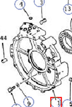 供应山推SD16三排壳体16Y-15-00034