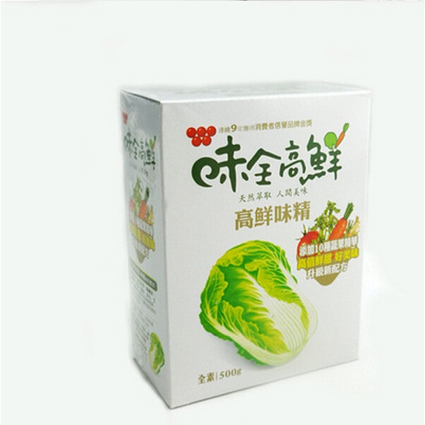 全国批发 台湾进口调味品 味全高鲜味精纸盒500g