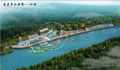 奥兰度推荐项目-欢乐江滨移动水上乐园
