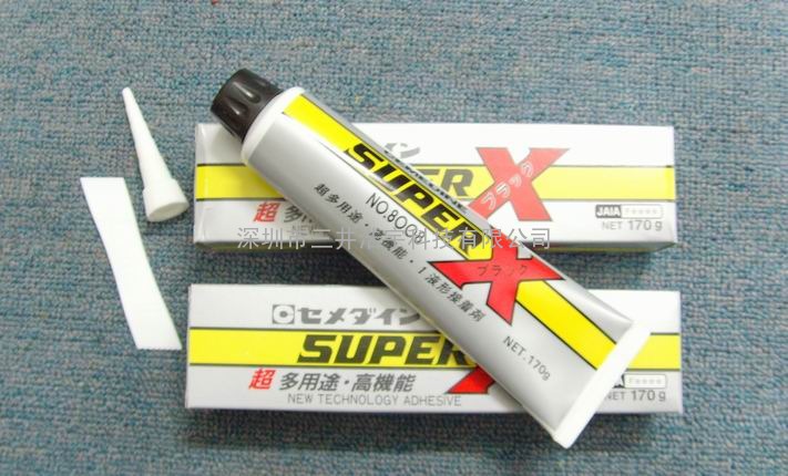 低价施敏打硬SUPERX8008黑色弹性胶粘剂