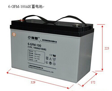 复华蓄电池MF12-100工厂销售