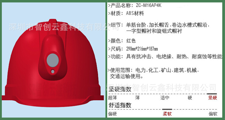 高清头盔式安全安监取证仪ZC-M16AP4K